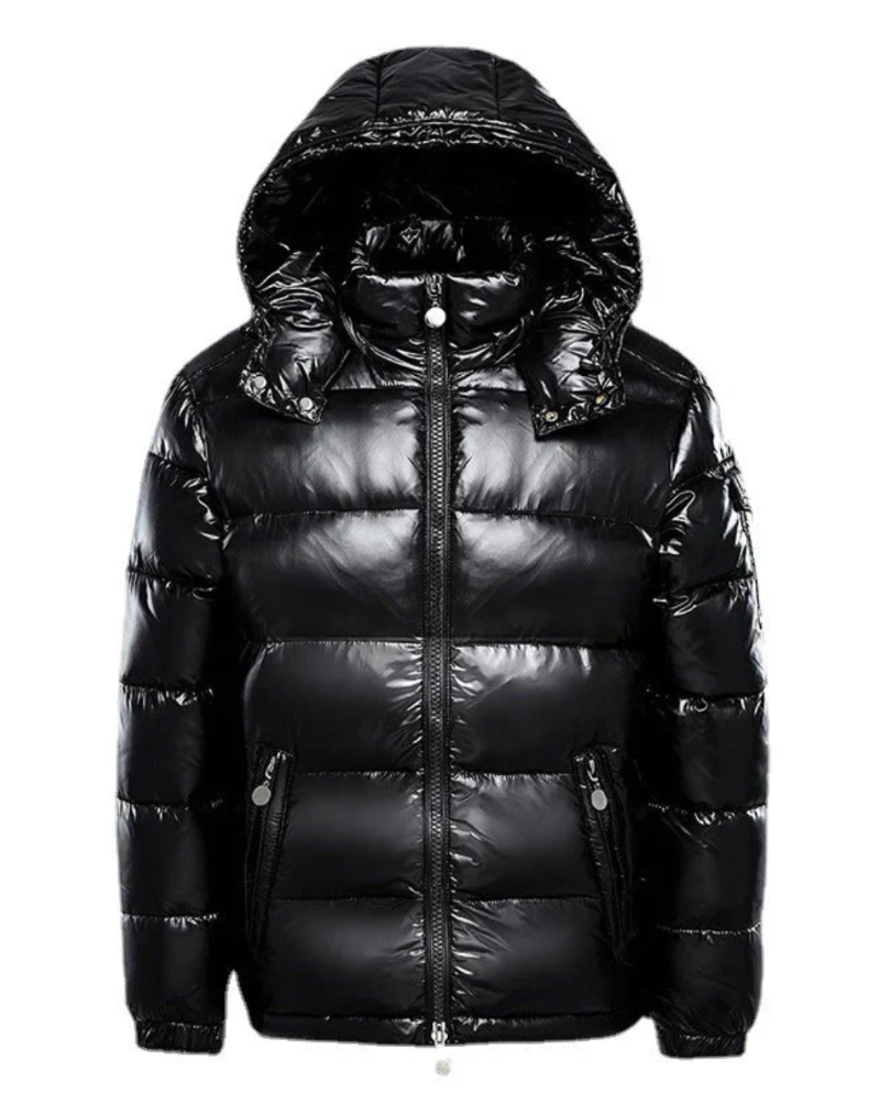 Solinia Fashion Quilted Men’s Winter Jacket with Shiny Outer Layer
